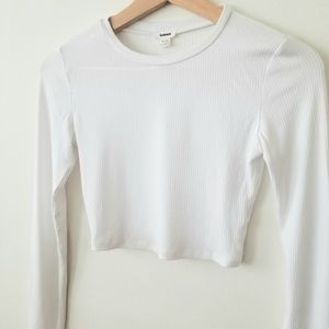 Garage cropped long sleeve